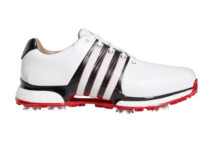 adidas Tour360 XT (Herren, Wide, Weiß/Rot) Golfschuh