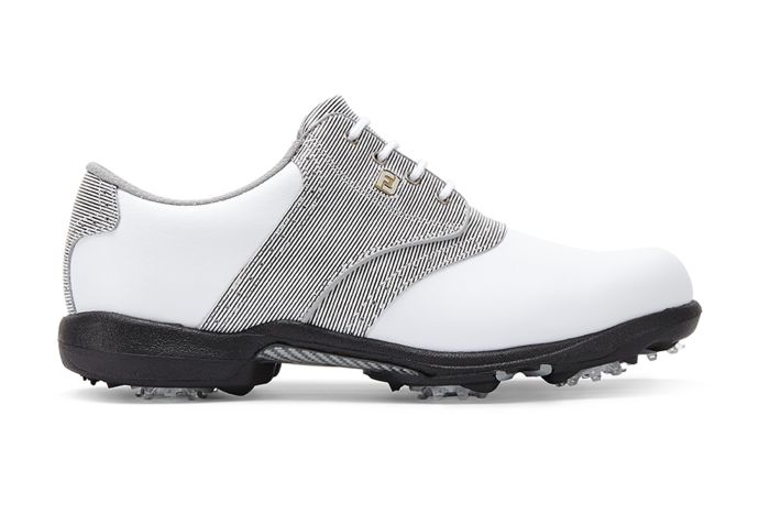 FootJoy Dryjoys (Damen, Weiß/Schwarz/Weiß) Golfschuh