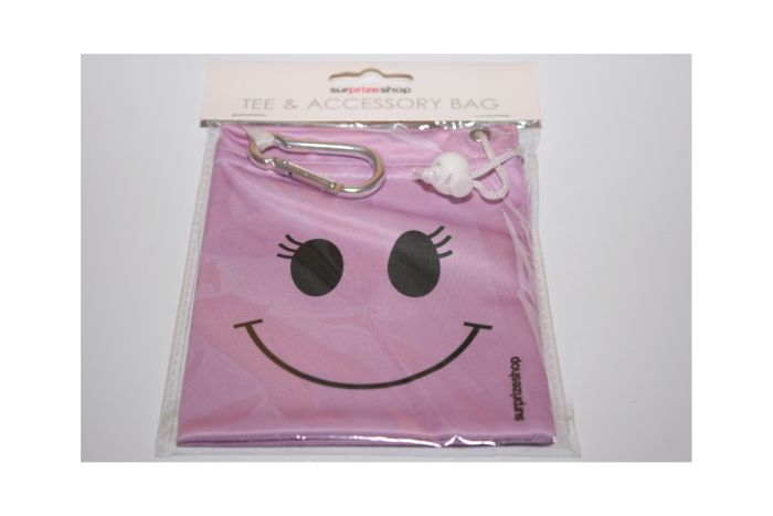 Girls Golf Tee Bag (Smiley)