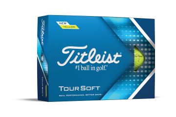 Titleist Tour Soft Golfbälle-Gelb-12-Pack