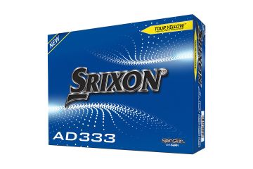 Srixon AD333 Golfbälle Gelb-12-Pack