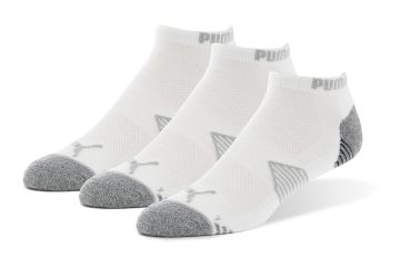Puma Socken Essential Low Cut Unisex 3er Pack-Weiß/Grau 34.5-37.5