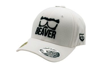 Beaver Golf Cap Curved Weiß Verstellbar