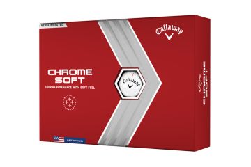 Callaway Chrome Soft Golfbälle-Weiß-12-Pack