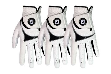 FootJoy Da GTxtreme 64880 3er-Pack Linker Handschuh Weiß S