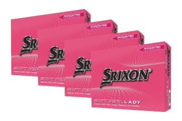 Srixon Soft Feel Lady Golfbälle 4er-Pack Pink