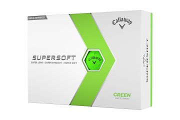 Callaway Supersoft Matte 2023 Golfbälle-Grün-12-Pack