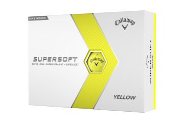 Callaway Supersoft Golfbälle-Gelb-12-Pack