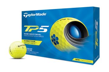 TaylorMade TP5 Golfbälle-Gelb-12-Pack