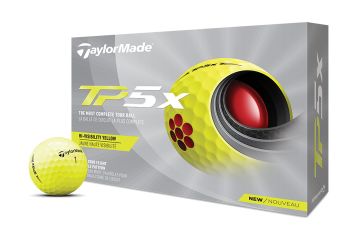 TaylorMade TP5x Golfbälle-Gelb-12-Pack