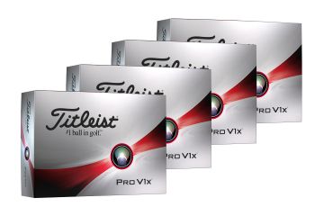 Titleist Pro V1x Golfbälle 4er-Pack