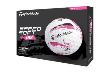 TaylorMade Speedsoft INK Golfbälle Weiß/Pink 12-Pack