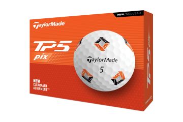 TaylorMade TP5 pix Golfbälle 24 Weiß 12-Pack