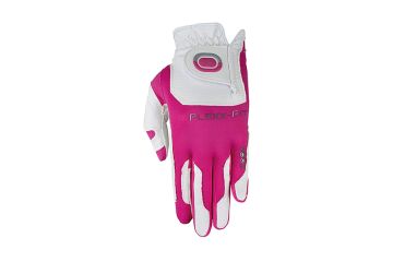 Zoom Junior Weather Grip Linker Handschuh Weiß/Pink 